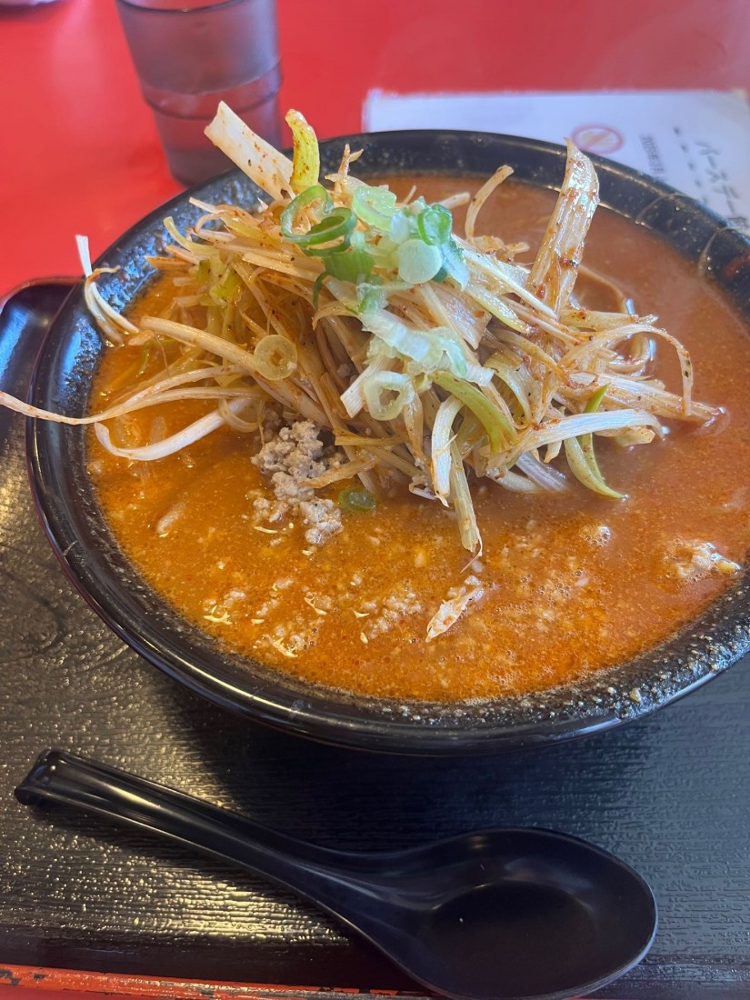 辛ネギ味噌ラーメン 大辛 1.74KM - 百年味噌ラーメン マルキン